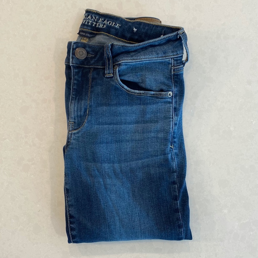American Eagle Outfitters Super Strech Skinny Jeans mid-rise